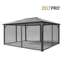Tinklelis nuo uodų (4 sienos) skirtas Lauko Pavėsinei Zelptro Deluxe 300x400 Pilka