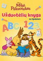 Mikė Pūkuotukas. Užduotėlių knyga su lipdukais