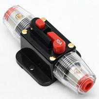 20A-150A DC12V 24V Manual Reset Circuit Breaker Waterproof Inline Fuse Holder for Car Marine Audio Battery Use A10