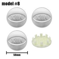 4 vnt. 58 MM Automobilio ratlankio centriniai dangteliai 54 mm 56 mm Ratlankio dangteliui KIA K3 K5 Rio Sportage Ceed 3 4 K5 Picanto Optima Sorento