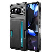 Applicable to Google 10Pro mobile phone case Pixel8A back cover card car magnetic bracket anti-drop protective case 7Pro google/pixel 9proxl juoda