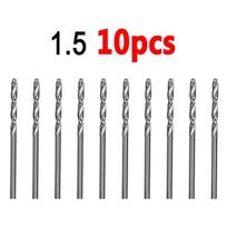 40pcs 0.6mm 1.0mm 1.5mm 2.0mm Titanium Coated Drill Bit Set High Speed Steel Titanium Coated HSS Twist Drill Bit Set ruda