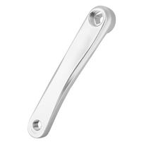 170 mm dviračio aliuminio lydinio kairiosios vienos grandinės švaistiklio svirties keitimas (Juodoji   Skylė) white