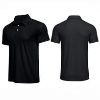 Men’s Short Sleeve Polo Shirt Classic Fit Lightweight Breathable Fabric Button Down Collar Casual Top for Everyday Wear XL juoda