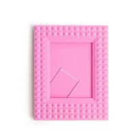 Vertical Instant Camera Photo Frame Rivet Desktop Decor 3 inch Picture Holder Creative Stamp for /Fujifilm Instax rožinė raudona spalva