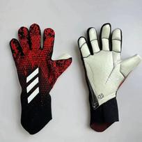 Futbolo vartininko pirštinės yra profesionalios suaugusiems ir vaikams Latekso pirštų apsauga Atsparūs dilimui Kvėpuojantys pirštinės Size 8 gray