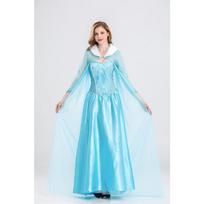 Helovino kostiumas Cosplay Anime Princesė Anna Elsa Suknelė Suaugusiųjų Suknelė Cosplay Kostiumas S white