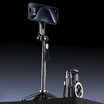 4-in-1 Multifunctional Magnetic mini Selfie Stick with 360° Rotation Wireless Bluetooth Control Magnetic Phone Holder 360 ° selfie stick