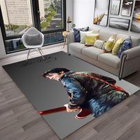 3D Klasika Karalius Elvis Presley Plotas Kilimėlis, Kilimas Namų Svetainei Miegamajam Sofai Durų Kilimėlis Dekoras, Vaikų Žaidimų Neslystantis Grindų Kilimėlis 40x60cm