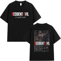 Resident Evil Leon Kennedy Grafiniai Marškinėliai Vyriški Žaidimų Gerbėjų Mada Trumpomis Rankovėmis Marškinėliai Vasariniai Vintažiniai Medvilniniai Marškinėliai Streetw... S įvairiaspalvis