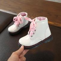 Fashion Autumn Kids Boots PU Leather Boot New Spring Children's Shoes Boys Girls Anti Slip Foot Platform Shoes Child F12223 21