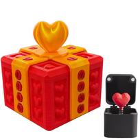 Out of the box pop-up Heart Gift Box Creative Desk Home Decor Gifts Love Novelty Valentine's Day Gift Box 2026 as shown
