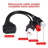 Yamaha Motociklui 3 kontaktų/4 kontaktų Honda 6 kontaktų OBD Diagnostikos Canbus Jungties Kabelis OBD2 3 in 1 Kištuko Kabelio Adapteris Yamaha Honda 3-in-1