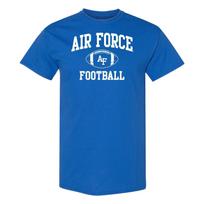 Air Force Academy Falcons Classic Football Arch T-Shirt - Royal L
