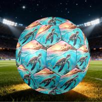 1pc Oceanic Serenity Size 5 Soccer Ball Professional Lightweight Durable Match Training Football Indoor &Outdoor Sports BallTraining Ball y76 Size 5