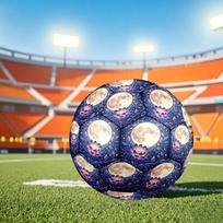 1pc Moonlit Lotus Size 5 Soccer Ball Professional Match Training Football Indoor &Outdoor Sports Ball Training Ball Lightweight Durable y62 Size 5