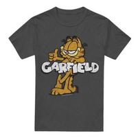 Garfield Unisex Suaugusiųjų Garf Retro Marškinėliai S juoda