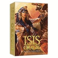 10,5*15cm Izidės orakulas, 44 kortų kaladė Senovės Egipto išmintis ir Dieviškosios moteriškumo vedimas gydymui ir ritualams geltona