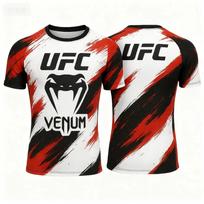 Karštos vasaros išpardavimas UFC Bokso Kovų Varžybos Vyriški Marškinėliai Madingi Greitai Džiūstantys Laisvalaikio Kvėpuojantys Apvalia Kaklo Trumpomis Rankovėmis Viršutiniai Drabužiai S