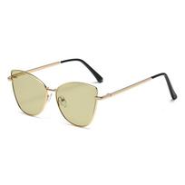 Sun Protection UV400 Eyewear Multicolor Big Frame Sun Glasses Fashion Cat Eye Sunglasses  Selfie Style 3