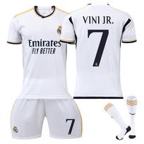 23/24 Nauji Madrido Real namų futbolo treniruočių marškinėlių komplektai (Nr. 7 VINI JR.) 110