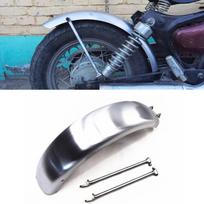 Yamaha XV250 Virago Motociklui Plieninė Plokštė Galinio Sparno Dangtelis Purvo Sargas Lenta Purvasaugis Motociklo Ratų Apsauga nuo Purvo Purvo Atvartas sidabras