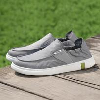 Cloth shoes canvas shoes summer soft-soled quick-drying lazy casual shoes 38 pilka spalva