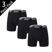 Te Mu New Style Men's Mid-Waist Elastic Sports Boxer Briefs XXL (Euro Size)