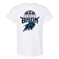Howard Bisons Basketball Hype T-Shirt - White 4XL
