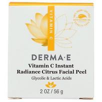Derma e Vitamin C Instant Radiance Citrus Facial Peel, 2 Oz (Pack of 1)