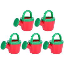 5pcs Watering Cans Watering Pot Plastic Watering Containers Beach Sand Toys Watering Toys