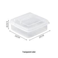 Flip-top Food Storage Box for Cheese, Onion, Ginger, Garlic, Fruit, and Butter