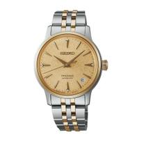 Seiko Presage Cocktail Time 34mm Automatic Watch, Silver, SRRY052, Women's