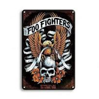 Roko Grupės Skardinės Plakatas, Metalinės Muzikos Sienų Dekoras 20x30cm