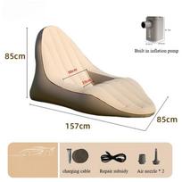 Automatic Inflatable Sofa Outdoor Camping Single Air Recliner Scratch-resistant and Wear-resistant Fits The Human Body