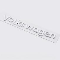 Naujas ABS Automobilio Bagažinės Volkswagen Logotipo Dekoratyvinis Lipdukas VW Golf Caddy Scirocco Passat Rline Automobilio Stiliaus Emblema Ženklelis Lipd sidabras