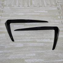 For VW Golf 7 MK7 GTI GTD 2012-2017 Front Bumper Side Air Vent Trim Fog Light Intake Frame Grille Splitter Spoiler Lip Canard Gloss Black