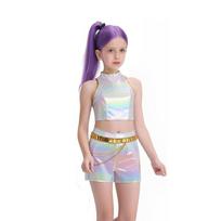 Halloween K-POP Witch Hunters cos costume Mirazoe Rumi gradual change children's song costume white 110cm (children)
