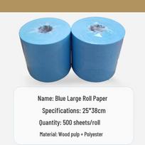 TULX Blue Industrial Absorbent Non-woven Wipes mėlyna