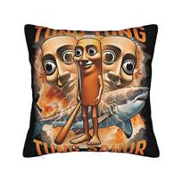 Tung Tung Tung Sahur Meme Pillowcases  Cute Funny Pillow Case For Chair Sofa Home Decor Soft Pillow Cover 30x30cm 12x12in