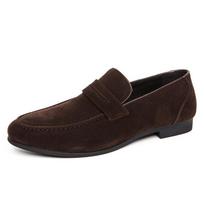 British casual lazy small leather shoes large size Doudou shoes suede simple shoes 39 ruda
