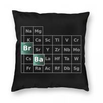 Breaking Bad Periodic Table Square Pillowcase Polyester Linen Velvet Printed Zip Decorative Pillow Case Home Cushion Cover Peach skin 18*18(CM)-1Pcs