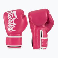 Bokso pirštinės Fairtex Microfiber pink/white