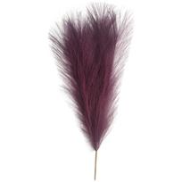 50 cm Pampas Secas žolės dekoras Dirbtinė Secas žolė netikra gėlių vestuvės namo miegamojo svetainės dekoras One Size tamsiai violetine spalva