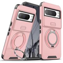 Shockproof Armor Case For Google Pixel 9 Pro XL 9Pro 5G Magnetic Ring Stand Phone Cover Pixel 7 8 Pro 8A 9A Camera Protect Funda Google Pixel 7