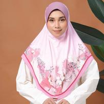 Women's Hijab Chiffon Printed Islamic Cap Instant Breathable Muslim Head Wraps M