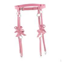 Moteriškos Punk Gotiškos Kojų Diržai Kojinės, Pasaitiniai Diržai, Puikiai Tinka Helovinui, Cosplay, Barui, Maskaralui Pink S pink