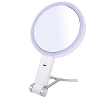 30X Magnifying Mirror with Light C Shaped Stand Dual Sided Rechargeable Lighted Makeup Mirror