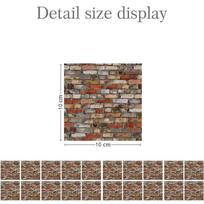 Self-adhesive Wallpaper Dollhouse Simulated Wood Grain Flooring PVC Simulated Wood Grain DIY Flooring Materials DIY beige