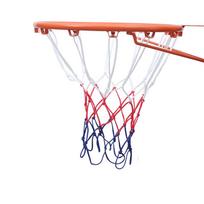 Cross-border Heavy Duty White & Blue Basketball Hoop Net for Outdoor Use white